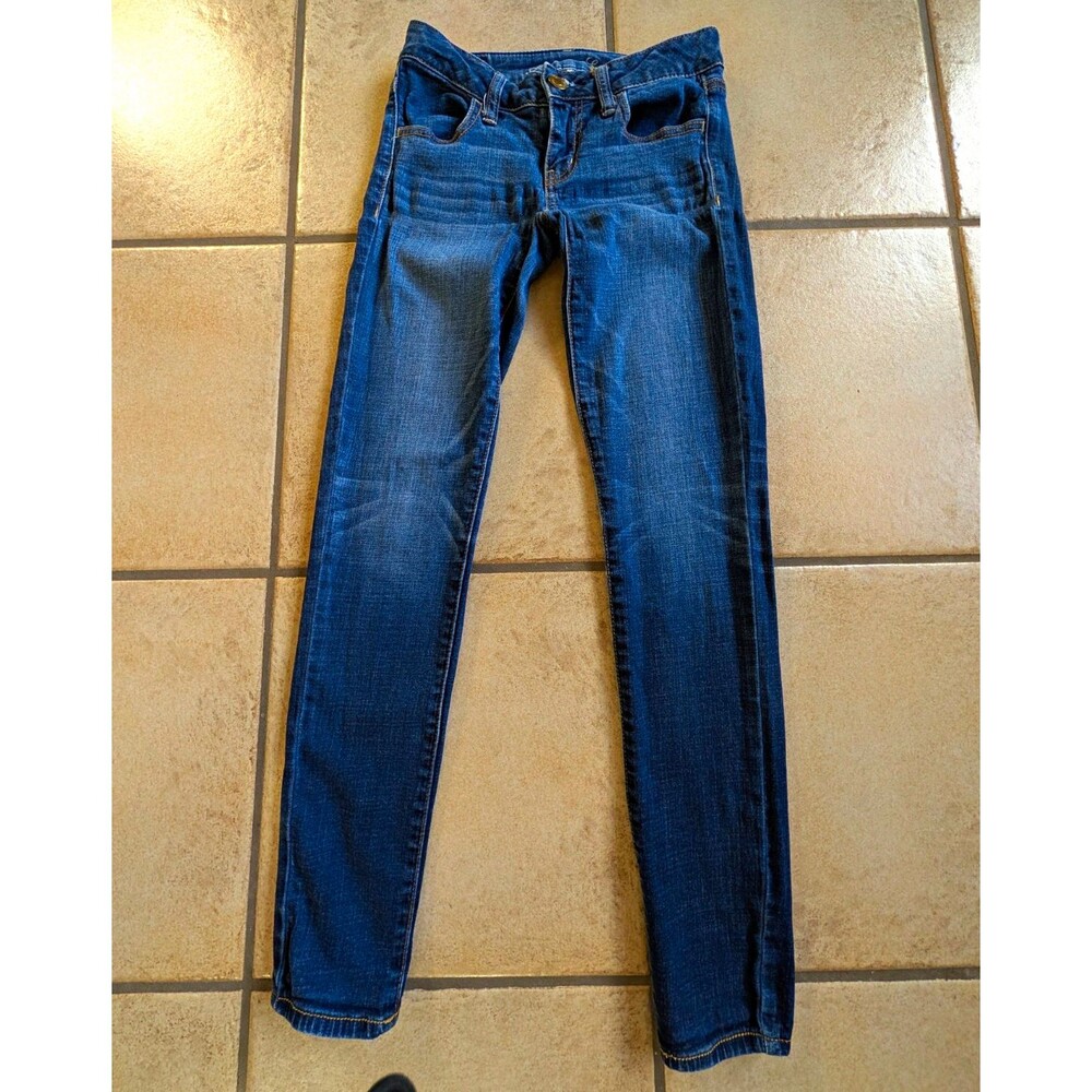 American Eagle Outfitters Jegging S 0 Denim Slim Low Rise Stretch Y2K Skinny